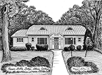 Blizzard Albion College print