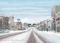 Superior Street new hotel, Albion Michigan