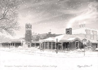 Albion College Robinson Hall Print