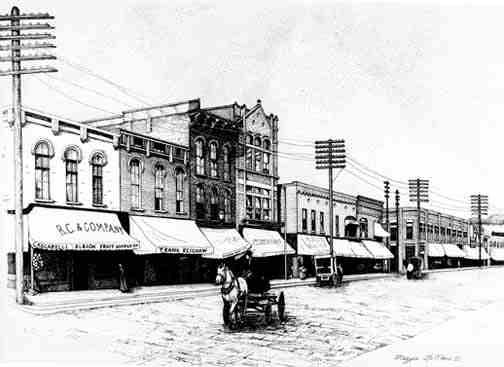 Downtown Albion 1910