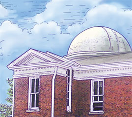 Albion COllege Campus 1894 Art by Maggie LaNoue