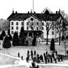 Albion COllege Campus 1894 Art by Maggie LaNoue