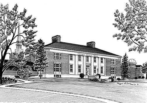 Stockwell Memorial Library Albion College Print