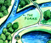 Aerial View of Albion MIchigan 1993 The Forks