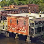 Coca-Cola Mural, Albion Michigan