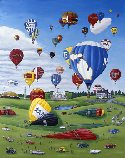 Hot Air Jubilee Balloon Festival Jackson Michigan