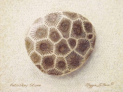 Petoskey Stone giclee print
