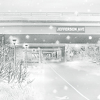 Albion COllege Campus 1894 Art by Maggie LaNoue