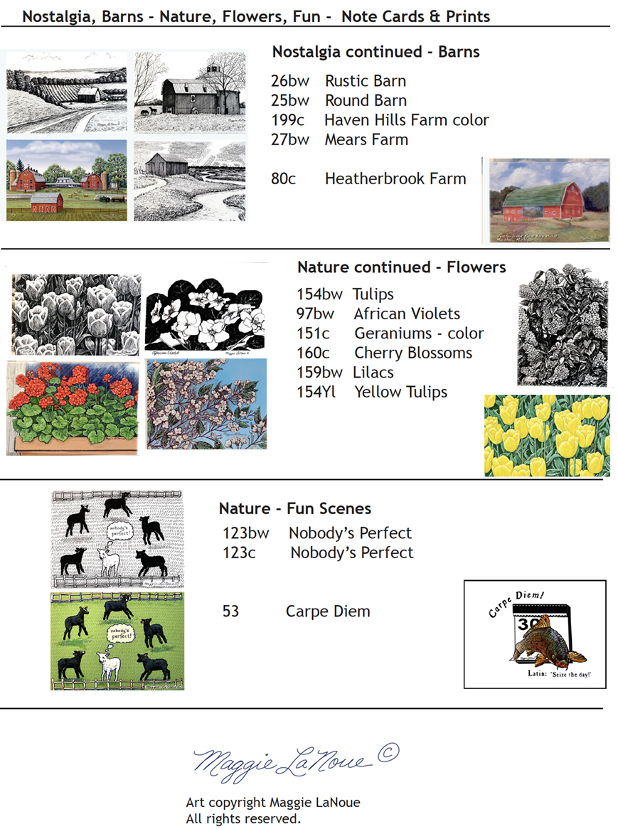 Color Nature Prints Art by Maggie LaNoue