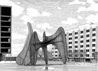 Calder Sculpture,  Grand Rapids