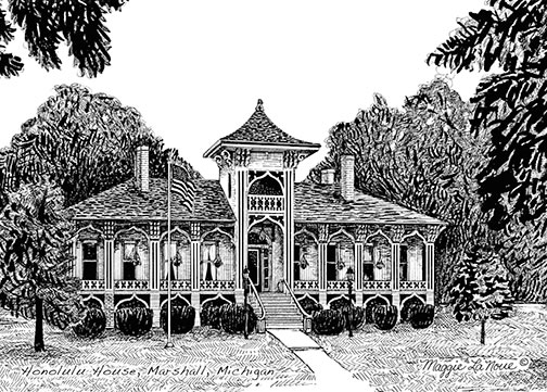 Honolulu House Marshall Michigan